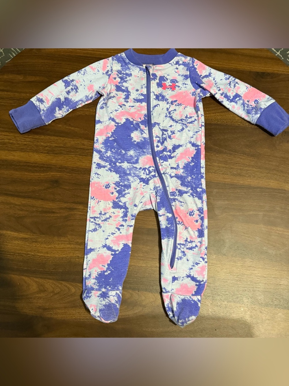 Baby girl under armour sleeper